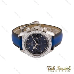 ساعت امگا اسپیدمستر مردانه آبی بند چرم Omega-4547-G