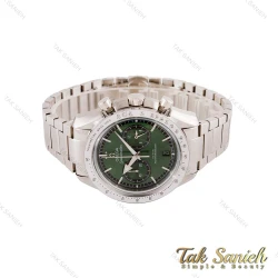 ساعت امگا اسپیدمستر مردانه نقره ای صفحه سبز Omega-4550-G