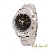 ساعت امگا اسپیدمستر مردانه نقره ای صفحه مشکی Omega-4551-G