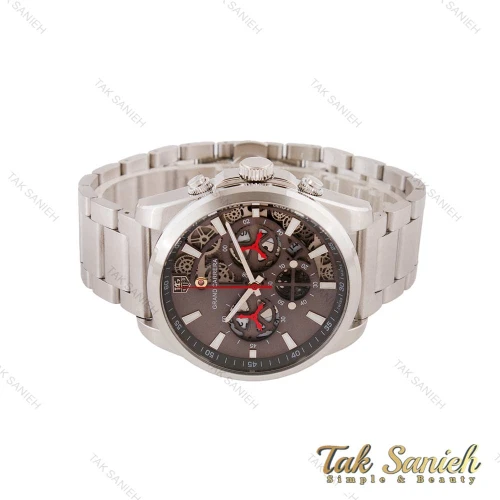 ساعت تگ هویر گرند کررا مردانه نقره ای صفحه طوسی Tag-4552-G