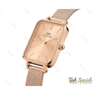 ساعت دنیل ولینگتون زنانه مستطیلی رزگلد DW-4052-L
