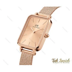 ساعت دنیل ولینگتون زنانه مستطیلی رزگلد DW-4052-L