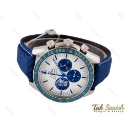 ساعت مردانه امگا اسپیدمستر سه موتوره سرمه ای Omega-5063-G