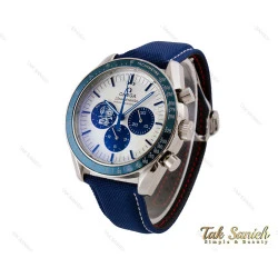 ساعت مردانه امگا اسپیدمستر سه موتوره سرمه ای Omega-5063-G