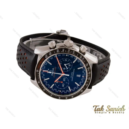 ساعت مردانه امگا اسپیدمستر سه موتوره بند چرمی Omega-5064-G