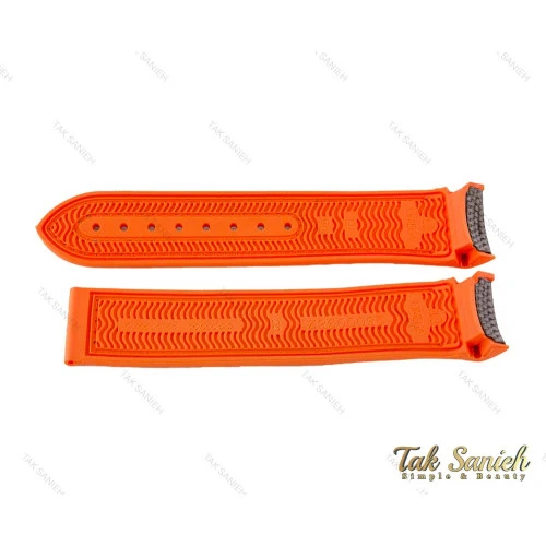 قیمت بند ساعت امگا سیمستر مردانه نارنجی Omega-Strap-5071-G