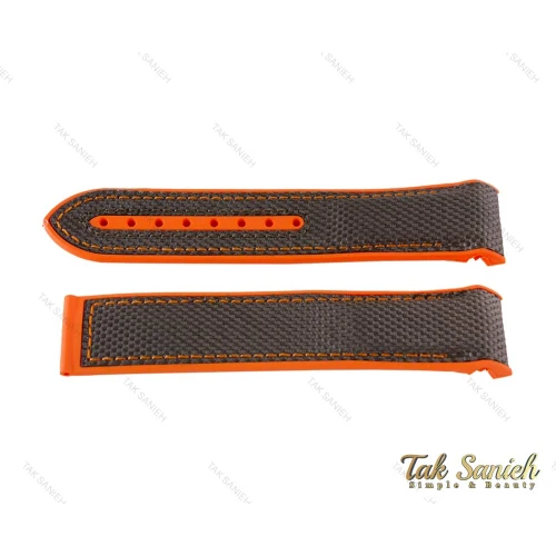 قیمت بند ساعت امگا سیمستر مردانه نارنجی Omega-Strap-5071-G