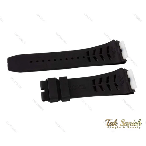بند ساعت ریچاردمیل مشکی RichardMille-Strap-5077-G