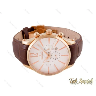 ساعت رومانسون سه موتوره مردانه رزگلد Romanson-5083-G