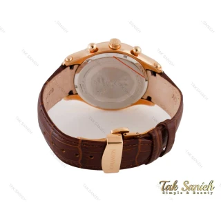 ساعت رومانسون سه موتوره مردانه رزگلد Romanson-5083-G