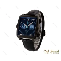 ساعت تگ هویر موناکو بند چرم مردانه مشکی Tag-Heuer-5090-G