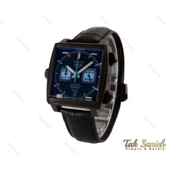 ساعت تگ هویر موناکو بند چرم مردانه مشکی Tag-Heuer-5090-G