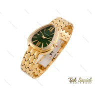ساعت بولگاری سرپنتی زنانه طلایی سبز نگین دار Bvlgari-4054-L