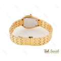 ساعت بولگاری زنانه ماری طلایی سفید نگین دار Bvlgari-4055-L