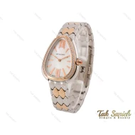 ساعت بولگاری سرپنتی زنانه رزگلد سیلور نگین دار Bvlgari-4056-L