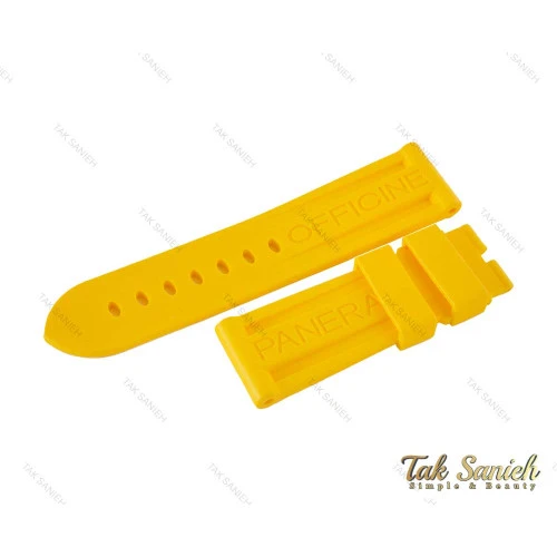 بند ساعت پنرای لومینور مردانه زرد رنگ Panerai-Strap-4062-G