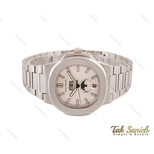 ساعت پتک فیلیپ ناتیلوس اتوماتیک سیلور سفید Patek-4063-G