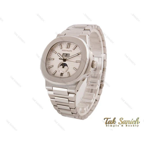 ساعت پتک فیلیپ ناتیلوس اتوماتیک سیلور سفید Patek-4063-G