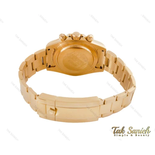 ساعت رولکس مردانه طلایی دیتونا نگینی Rolex-4066-G