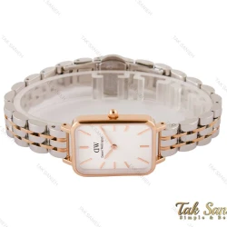 ساعت دنیل ولینگتون زنانه مستطیلی رزگلد سیلور DW-4084-L