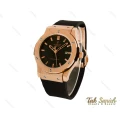ساعت هابلوت مردانه تک موتوره رزگلد کوارتز Hublot-4090-G