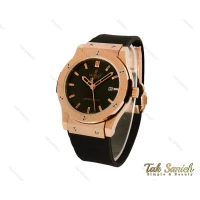 ساعت هابلوت مردانه تک موتوره رزگلد کوارتز Hublot-4090-G