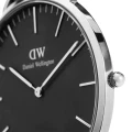ساعت دنیل ولینگتون مردانه بند چرم قهوه ای سیلور DW-4097-40-G