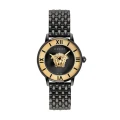 ساعت ورساچه زنانه مشکی صفحه طلایی Versace-4772-L
