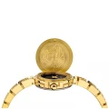 ساعت ورساچه زنانه طلایی صفحه مخفی مشکی Versace-4776-L