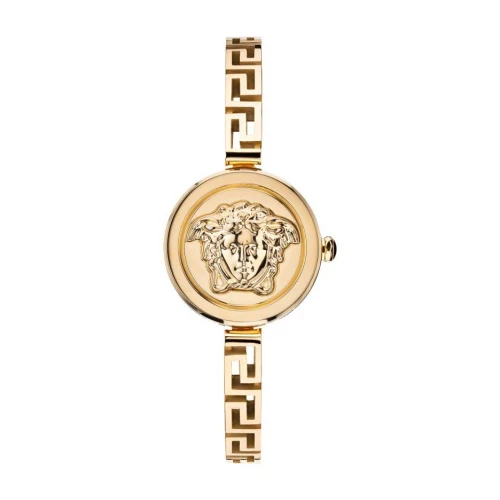 ساعت ورساچه زنانه طلایی صفحه مخفی مشکی Versace-4776-L