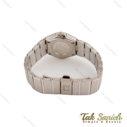 ساعت امگا کانسلیشن زنانه نقره ای دورنگین صفحه صدف Omega-4788-L