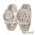 ساعت ست رولکس دیت جاست صفحه فول نگین نقره ای Rolex-4794-S