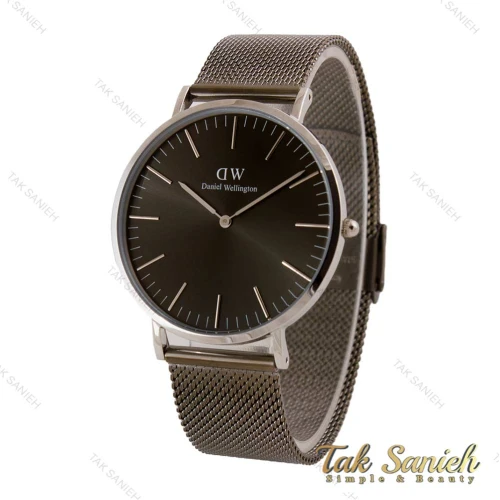 ساعت دنیل ولینگتون مردانه بند حصیری نوک مدادی DW-4812-G