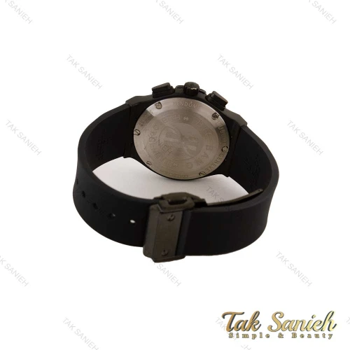 ساعت هابلوت زنانه سه موتوره تمام مشکی زه رزگلد Hublot-4839-L