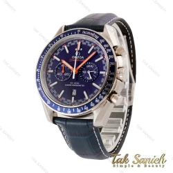 ساعت امگا مردانه مدل اسپیدمستر نقره ای سرمه ای Omega-4842-G