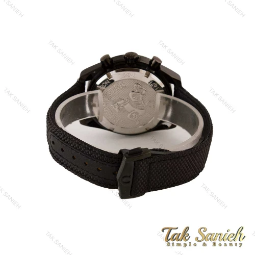 ساعت امگا اسپیدمستر مردانه مشکی بند برزنتی Omega-4847-G