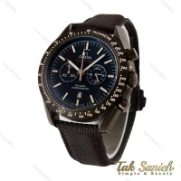 ساعت امگا اسپیدمستر مردانه مشکی بند برزنتی Omega-4847-G