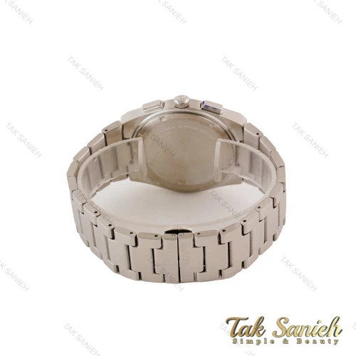 ساعت تیسوت PRX مردانه سه موتوره نقره ای صفحه مشکی Tissot-4850-G