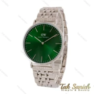 ساعت دنیل ولینگتون مردانه نقره ای صفحه سبز DW-4859-G