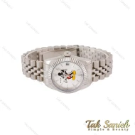 ساعت رولکس زنانه نقره ای طرح میکی موس Rolex-4864-L