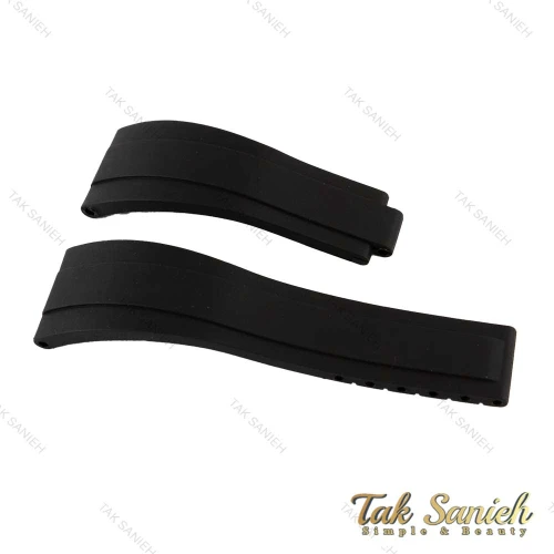 بند رابر ساعت رولکس دیتونا مردانه مشکی Rolex-Strap-4874-G