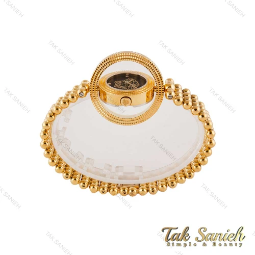 ساعت ورساچه طلایی زنانه صفحه مشکی چرخان Versace-4879-L