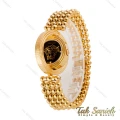 ساعت ورساچه طلایی زنانه صفحه مشکی چرخان Versace-4879-L