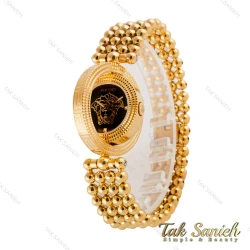 ساعت ورساچه طلایی زنانه صفحه مشکی چرخان Versace-4879-L
