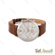 ساعت سیتیزن VIP مردانه نقره ای بند چرم قهوه ای Citizen-4887-G