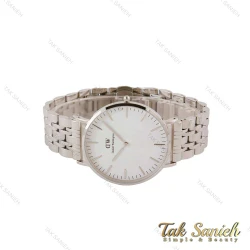 ساعت دنیل ولینگتون مردانه نقره ای صفحه سفید DW-4888-G