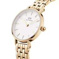 ساعت دنیل ولینگتون زنانه بند فلزی طلایی صفحه سفید DW-4909-L