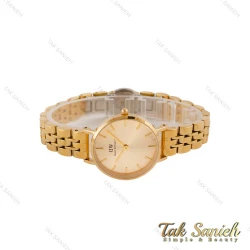 ساعت دنیل ولینگتون زنانه طلایی صفحه گرد DW-4937-L