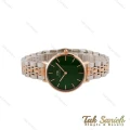 ساعت دنیل ولینگتون زنانه دورنگ رزگلد صفحه سبز DW-4938-G