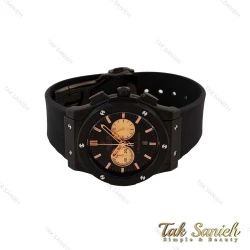 ساعت هابلوت مردانه سه موتوره مشکی ایندکس رزگلد Hublot-4944-G